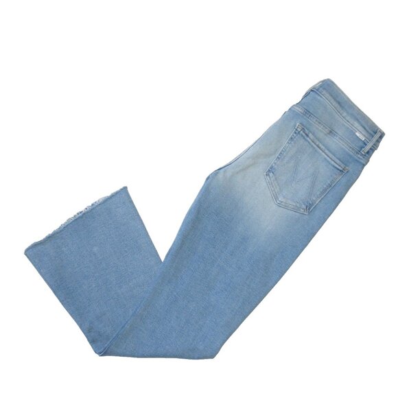 NWT Mother The Weekender Fray in California Cruiser Stretch Flare Jeans 33 - Picture 8 of 11